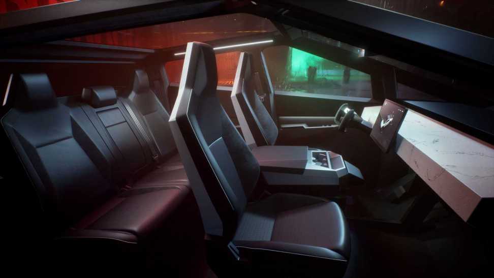 Tesla Cybertruck's Interior
